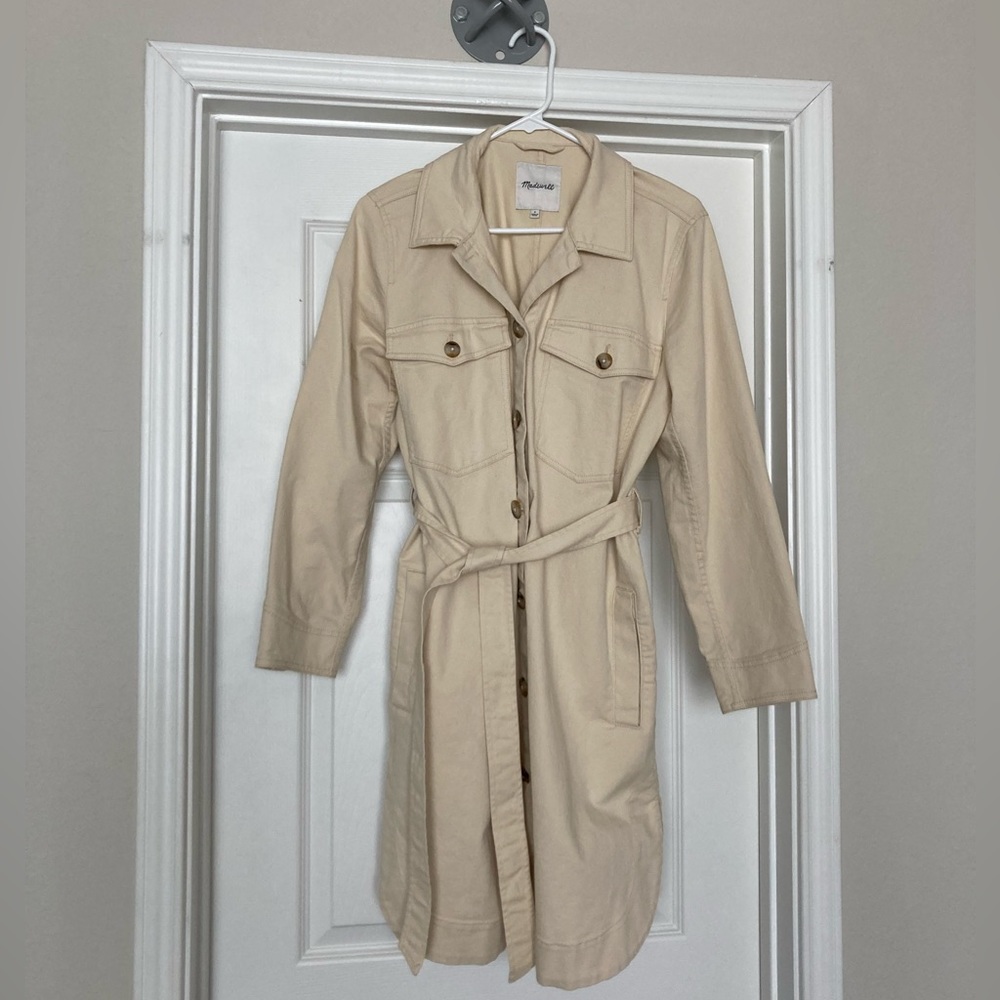 Madewell Long Belted Chore Coat
